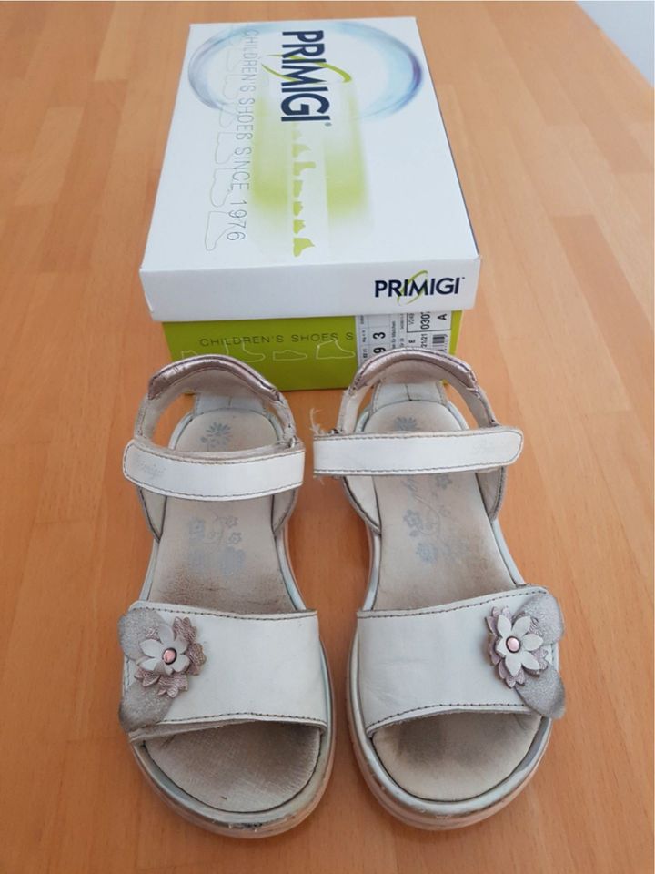 PRIMIGI SANDALEN für Mädchen Gr. 28 Nappa Leder Weiß in OVP in Düsseldorf