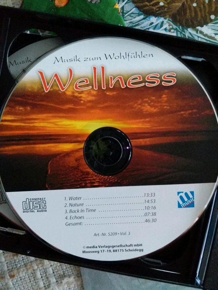 Wellness Entspannung instrumentale Musik 4 CD Box in Rosengarten