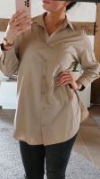 Neu Oversize Bluse beige braun Gr M L 38 Knöpfe Bielefeld - Sennestadt Vorschau