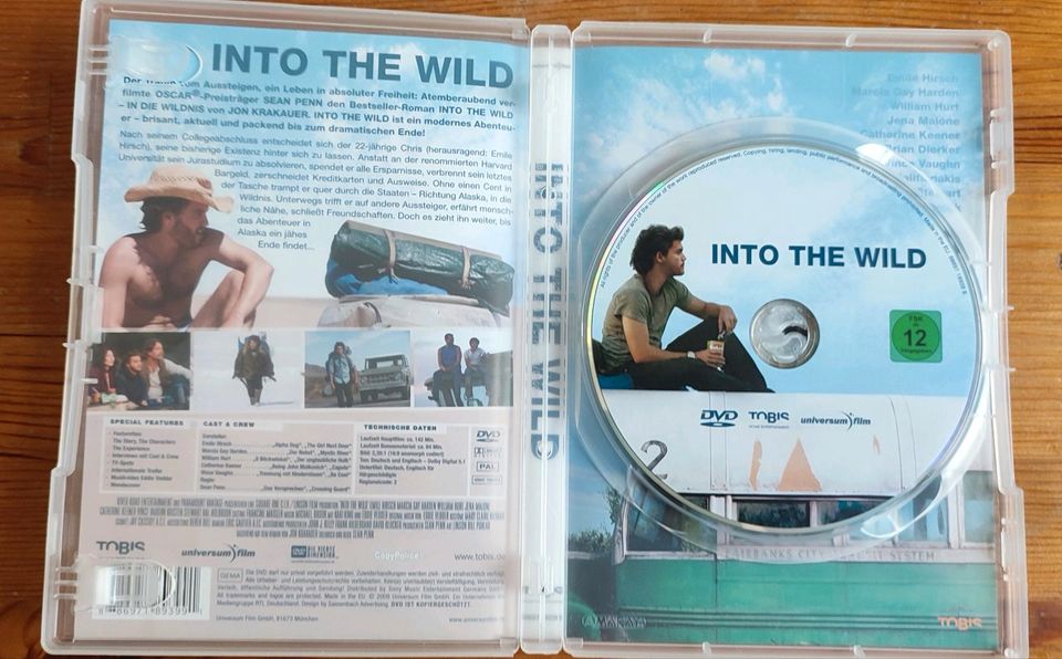 DVD Into the wild 2009 Sean Penn Eddie Vedder Universum wie neu in Köln