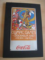 Metall Schild Coca Cola Olympic Games Stockholm 1912 Nordrhein-Westfalen - Meerbusch Vorschau