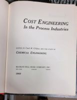Cecil H. Chilton Cost Engineering in the Process Industry 1960 Sachsen - Riesa Vorschau