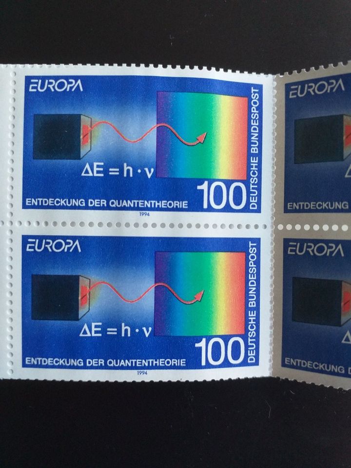 Markenheftchen Europamarke 1994 Entdeckung der Quantentheorie in Wiesenttal