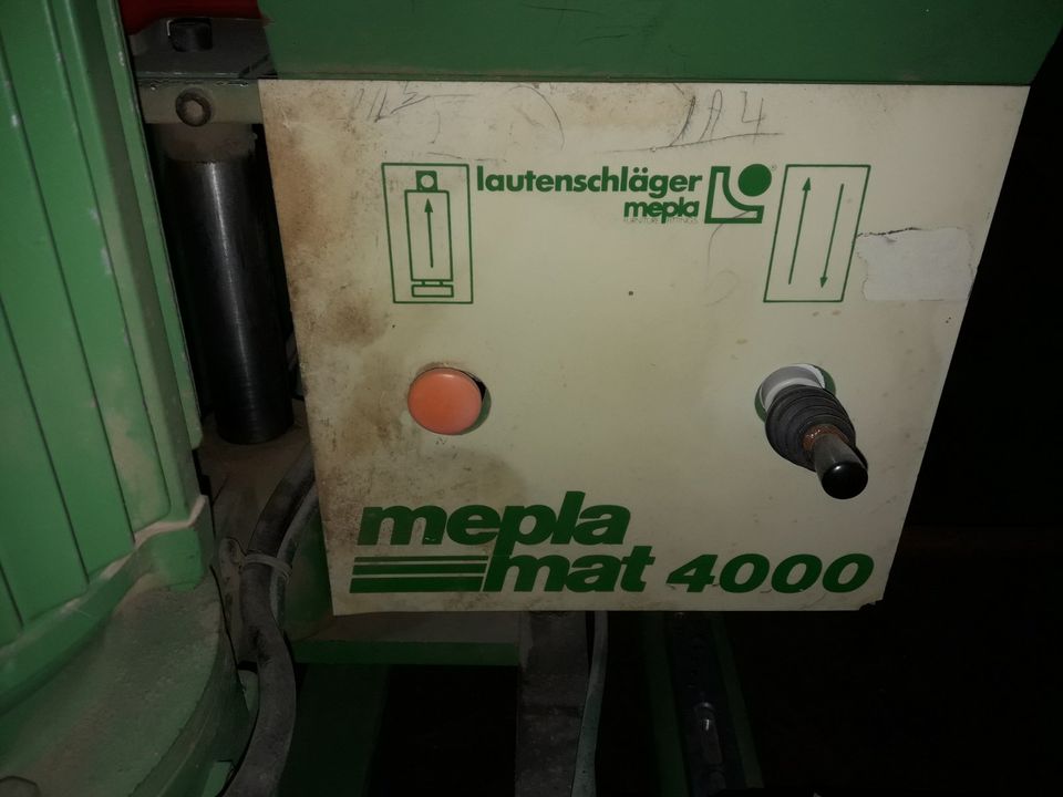 MeplaMat 4000 Lautenschläger Lochreihenbohrmaschine in Merchweiler