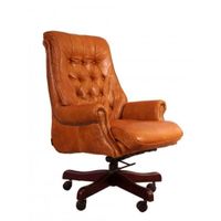 Bürosessel Belford Leder Columbia Brown Chesterfield-Knopfmuster Schleswig-Holstein - Heiligenstedten Vorschau