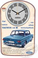 Oldtimer Wanduhr Motiv Ford Taunus 12 m P4 Geschenk Nordrhein-Westfalen - Bad Berleburg Vorschau