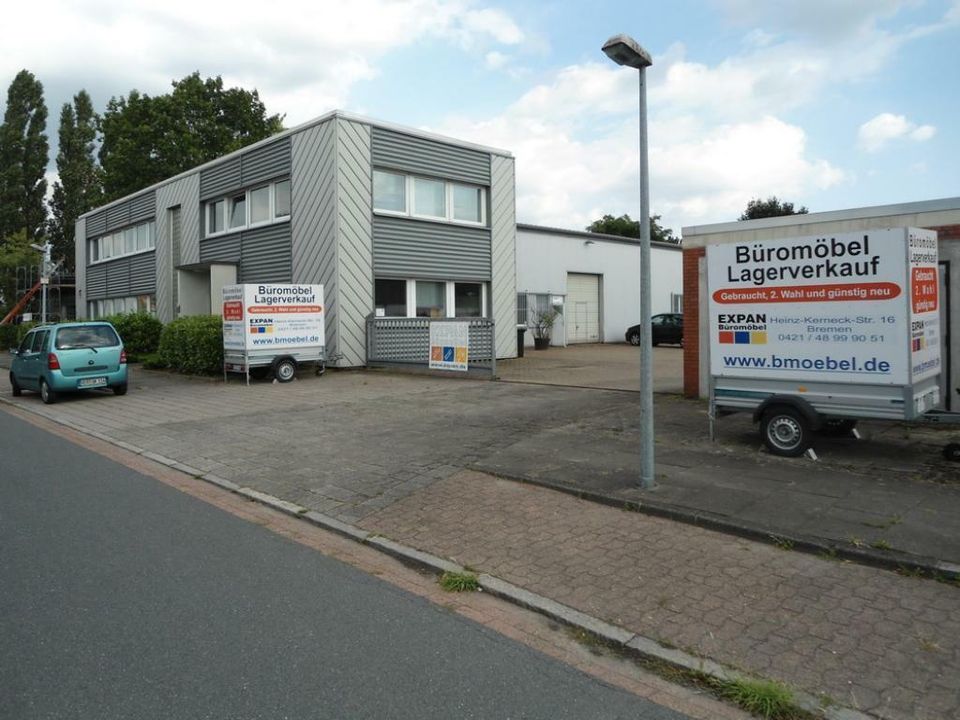 Steh-/Sitz- Schreibtisch I-Base Move - Büromöbel Bremen in Bremen