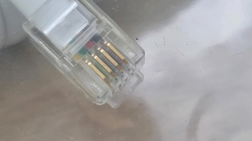 RJ10 Telefon Telefonkabel Blei geschweift Gefederter Spiral-Hörer in München