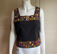 Boho Hippie Top mit Spiegeln und Perlen, Apart Impressions, Gr 40 Hessen - Riedstadt Vorschau