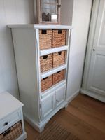 Kommode Highboard Shabby Landhaus weiß Körbe Vintage Baden-Württemberg - Bisingen Vorschau