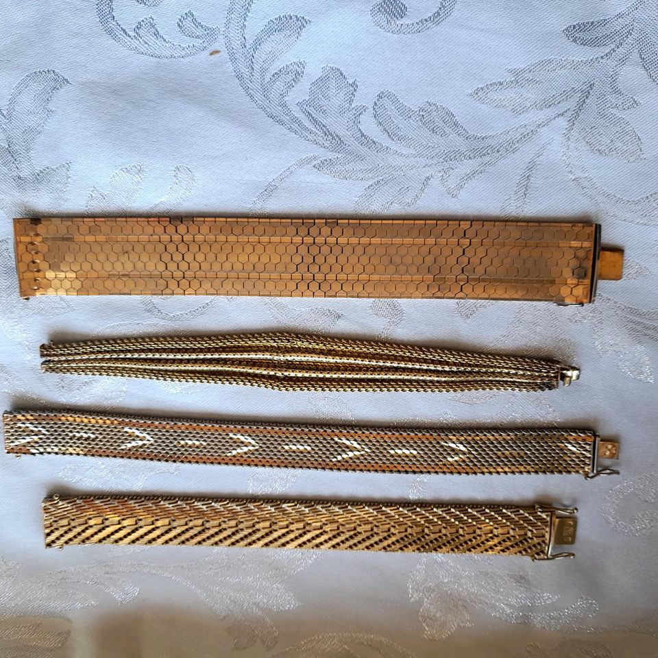 Vintage Armbänder Gold in Bad Kreuznach