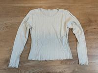 Cremefarbenes Langarm-Shirt mit Muster Damen Thüringen - Eisfeld Vorschau