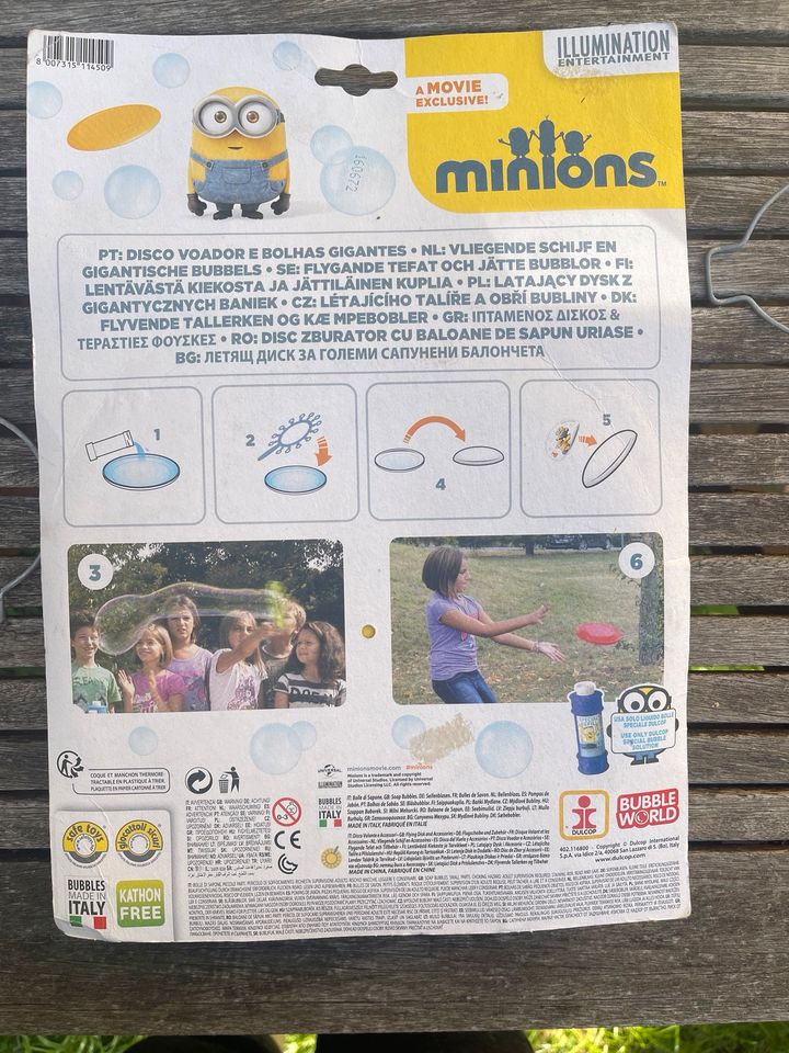 Riesen Seifenblasen  Minions in Woltersdorf