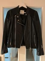 Schwarze Lederjacke Mango S Nordrhein-Westfalen - Laer Vorschau