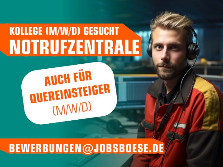 ARBEITE IN DER NOTRUFZENTRALE | TOP VERDIENST! in Köln