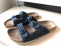 Pantolette Hausschuhe „Birkenstock“ Gr. 35 blau Sommerschuhe Kids Bayern - Haag in Oberbayern Vorschau