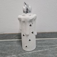 Beleuchtete Keramik- Weihnachtsdecokerze Hessen - Rodenbach Vorschau