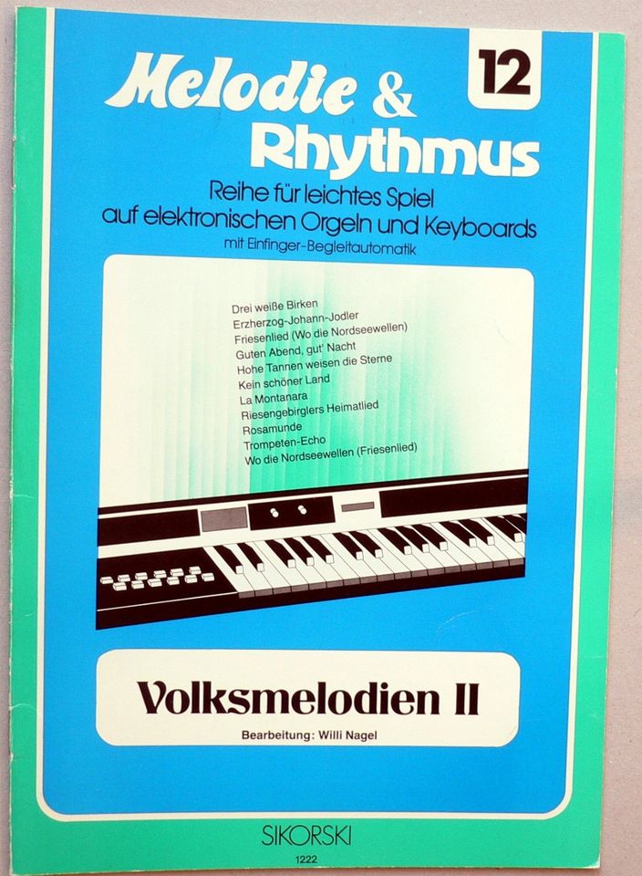 Noten: Melodie & Rhythmus Volksmelodien I + II in Oberursel (Taunus)