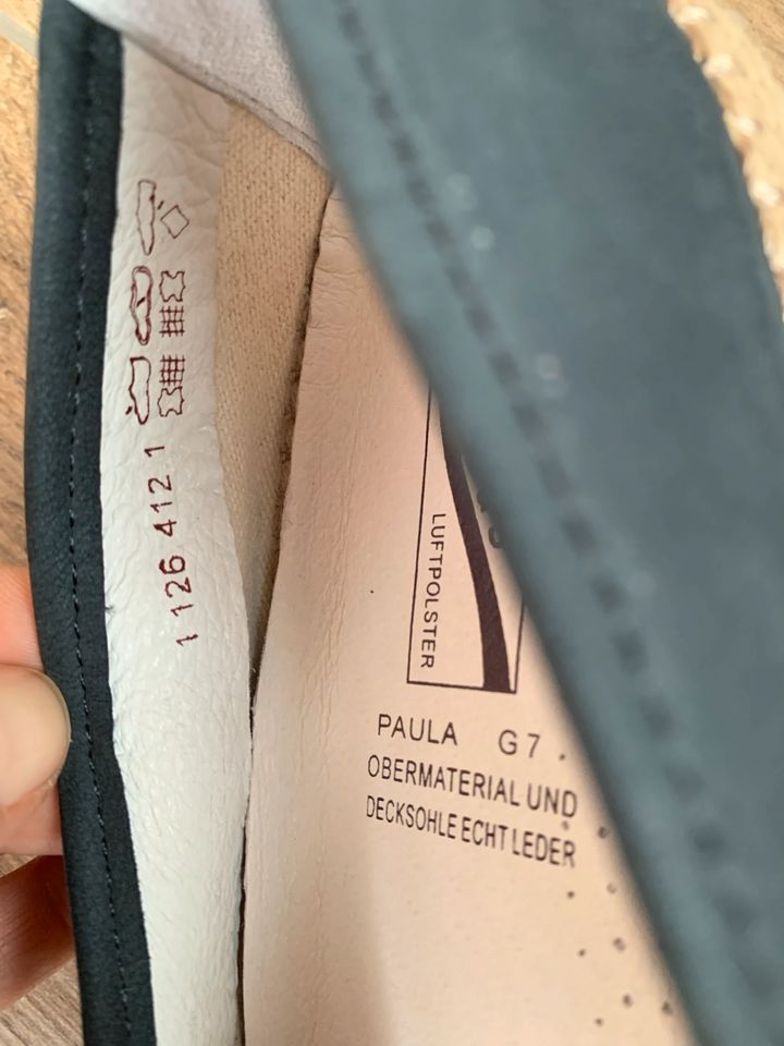 Medicus Schuhe Halbschuhe Ballerina NEU 7 39 Leder in Neustadt