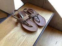 Inouvo Zehentreter/Sandalen Leder, braun, Gr. 36 Niedersachsen - Adendorf Vorschau