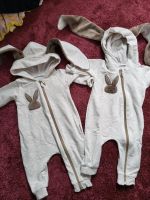 Onesie Hase, Anzug für Zwillinge Gr. 62 Rostock - Brinckmansdorf Vorschau