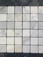 Mosaikfliesenmatte Marmor Quadrat Ibiza White Weiß 48x48x1cm Schleswig-Holstein - Hammoor Vorschau