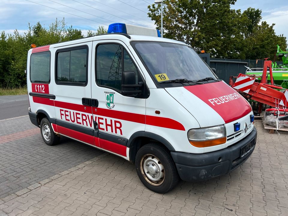 Renault Master Feuerwehr Diesel Bus 9 Sitze Transporter AHK in Osterweddingen