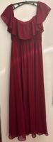 Maxi Sommerkleid/ Brautjungfernkleid rot Beinschlitz Hessen - Groß-Umstadt Vorschau
