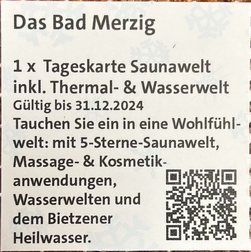 Das Bad Merzig Gutscheine Sauna Wasserwelt Tageskarte in Merchweiler