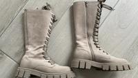 Beige farbene Schnürstiefel „ Kennel & Schmenger“ Größe 38,5 Niedersachsen - Stuhr Vorschau