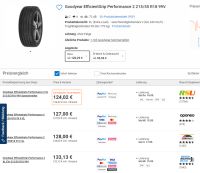 TOP Sommerreifen 215 55 18 V99 GOODYEAR EFFICIENT GRIP 2 DOT 2023 Baden-Württemberg - Karlsruhe Vorschau