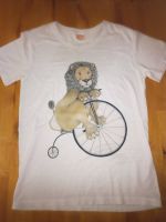 T-Shirt Gr. M weiß mit Löwen Applikation Berlin - Schöneberg Vorschau