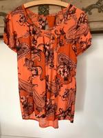 Tunika Neuw. Bluse Hingucker Shirt M/ L/XL Paisley Muster Orange Hessen - Schöffengrund Vorschau