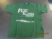 T-Shirt grün Gr. S mit Werbeslogan NEU 100% Baumwolle Hessen - Mörfelden-Walldorf Vorschau