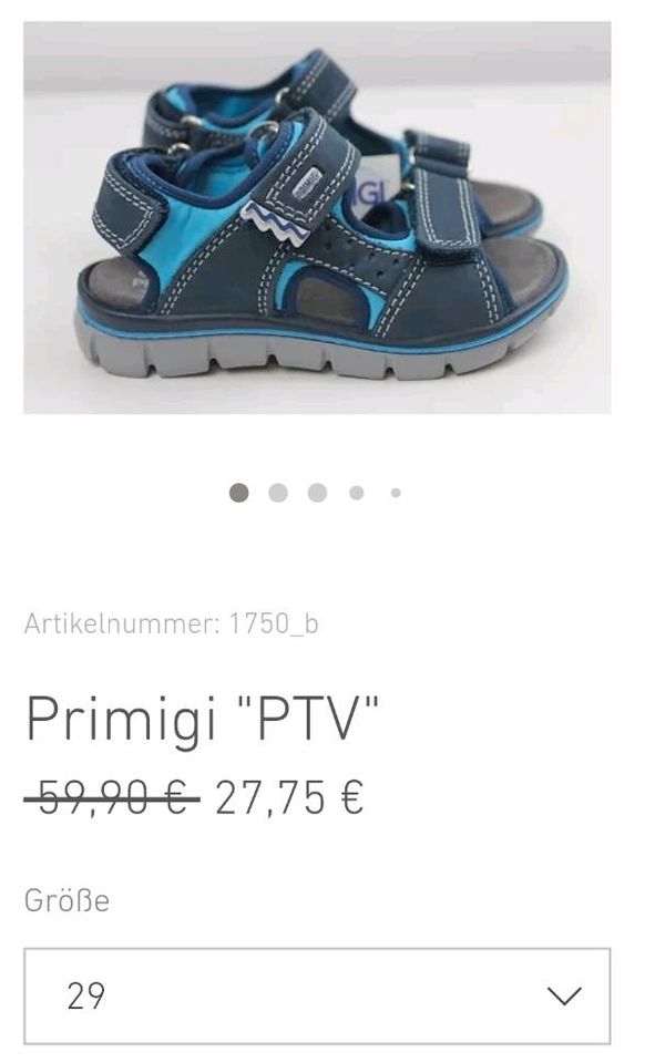 Neue Primigi Sandalen Gr. 20 21 27 29 30 31 32 33 34 35 ungetrage in Herzogenaurach