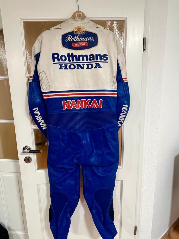 Nankai Lederkombi Rothmans un 6 Arai Helm "Michael Doohan" in Siegburg