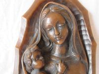 Wachsbild – Maria mit Jesuskind – Bild – Manufaktur Ditzel Saarland - Weiskirchen Vorschau