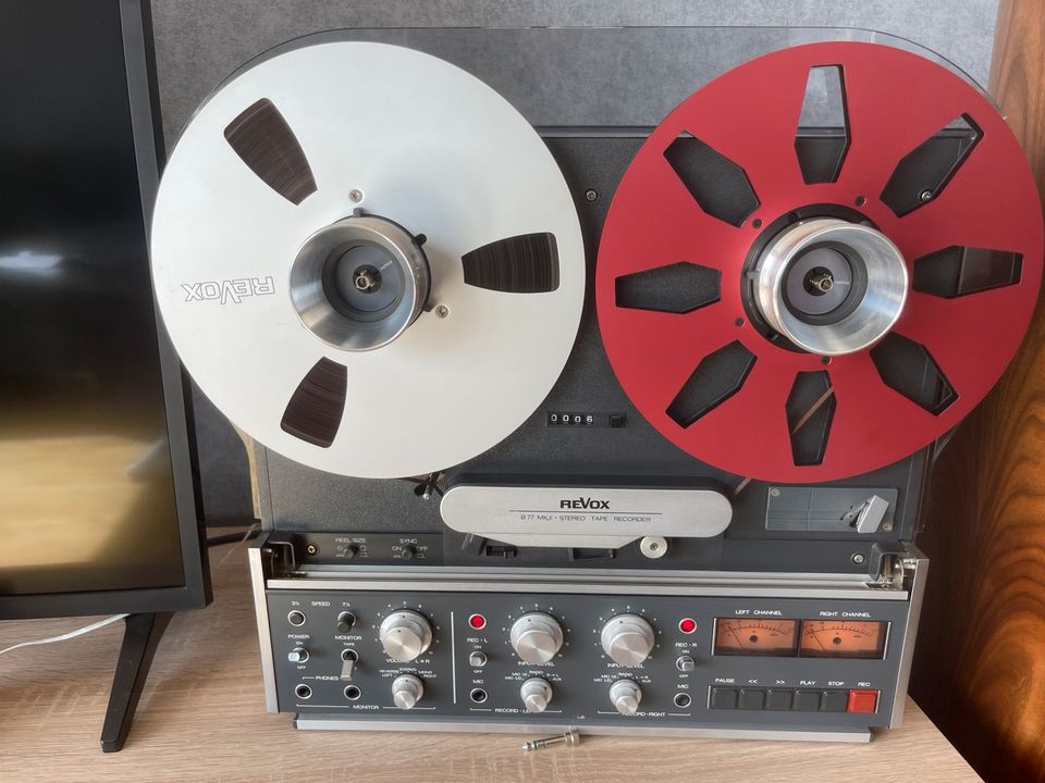 Revox Tonbandgerät B77 mit Abdeckung und Zubehör in Bottrop