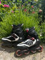 Rollerblade Inlineskate K2 aspire schwarz weiß rot 44 10 Bayern - Kösching Vorschau