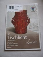 Tischlicht Luna Motiv 22 - rot - 16 cm  - 6 Blatt - 115g/m² Nordrhein-Westfalen - Troisdorf Vorschau