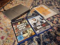 PlayStation 2 Slim (silver), incl. GTA San Andreas, NHL 2007 Mitte - Wedding Vorschau