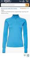 PUMA Damen Funktionsshirt, blau, Gr. S Mitte - Wedding Vorschau