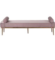 Designer Samt-Daybed Aurora Rosa mit Metall-Füßen Sessel Westwing Nordrhein-Westfalen - Krefeld Vorschau