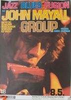 Top-Konzertplakat John Mayall Group - 1973 - Design GüntherKieser Stuttgart - Feuerbach Vorschau