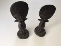 2 Figuren Holz Handarbeit südliches Afrika 28 cm Leipzig - Altlindenau Vorschau