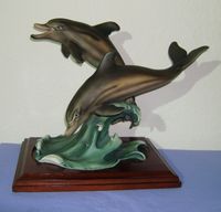 G. Armani XXL Delfine Delphine Fische Florence Capodimonte Figur Mecklenburg-Strelitz - Landkreis - Neverin Vorschau