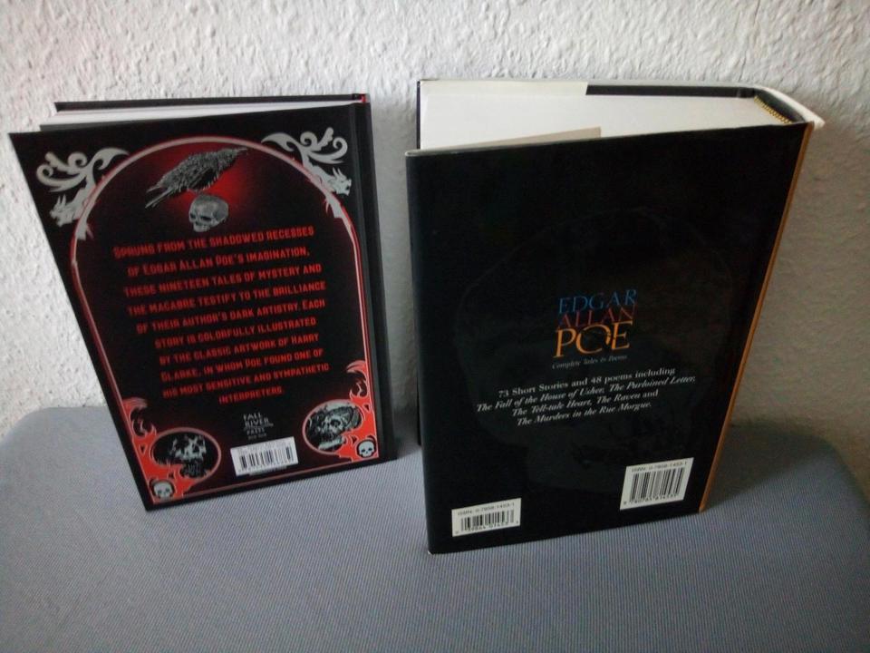 2x Edgar A. Poe Illustrated Tales and Poems | engl. Buch Geschenk in Dresden