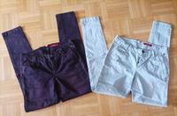 S.Oliver Smart Chino Hose 38 M weinrot hellgrau Kr. Dachau - Dachau Vorschau