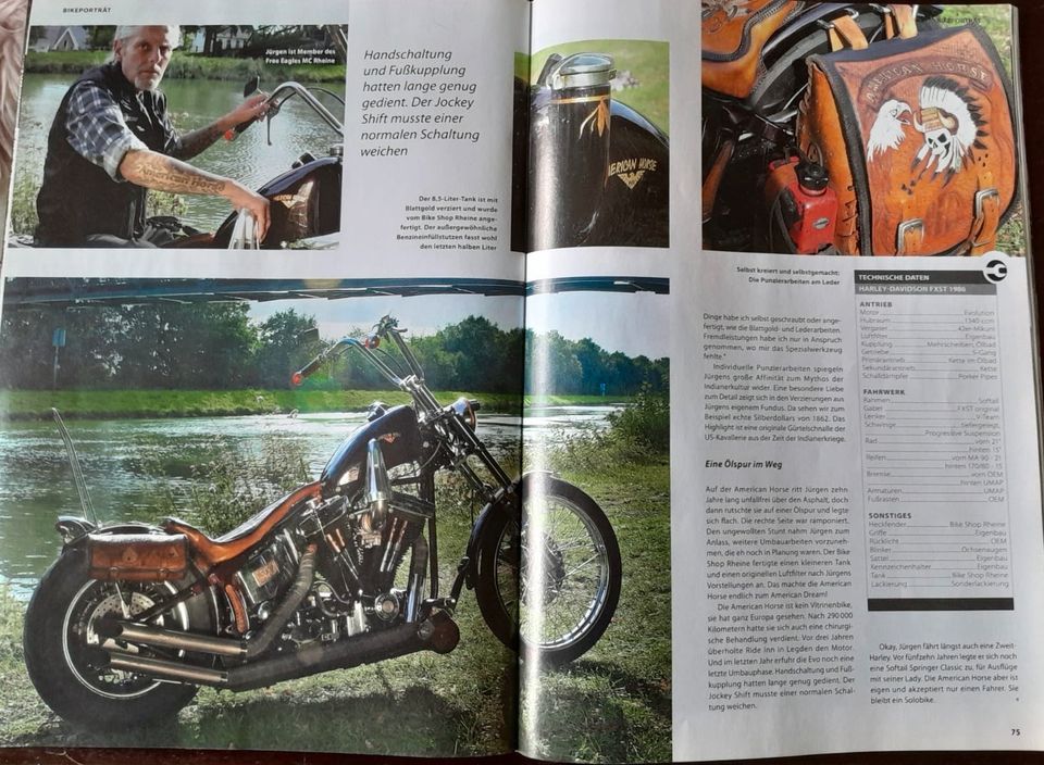 Harley Davidson EVO Unikat viel investiert Top Zustand in Rheine