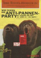 1993 GESAMT- PROSPEKT TOYOTA "WIR FEIERN DIE ANTI-PANNEN-PARTY" Hessen - Birkenau Vorschau